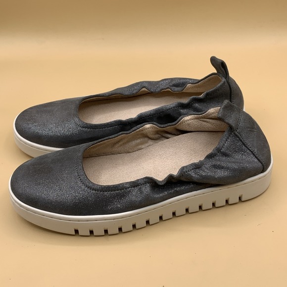 Vionic Uptown Ballet Women's Slip On Shoes Polluted Silver Comfort - Size 8 - Picture 6 of 8